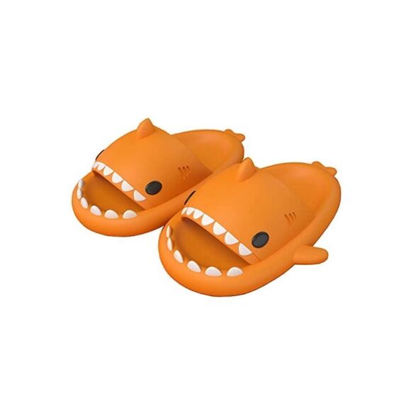 NWT Wool + Pepper Co. Kawaii Non-Slip Open Toe Shark Sandals - Picture 6 of 11